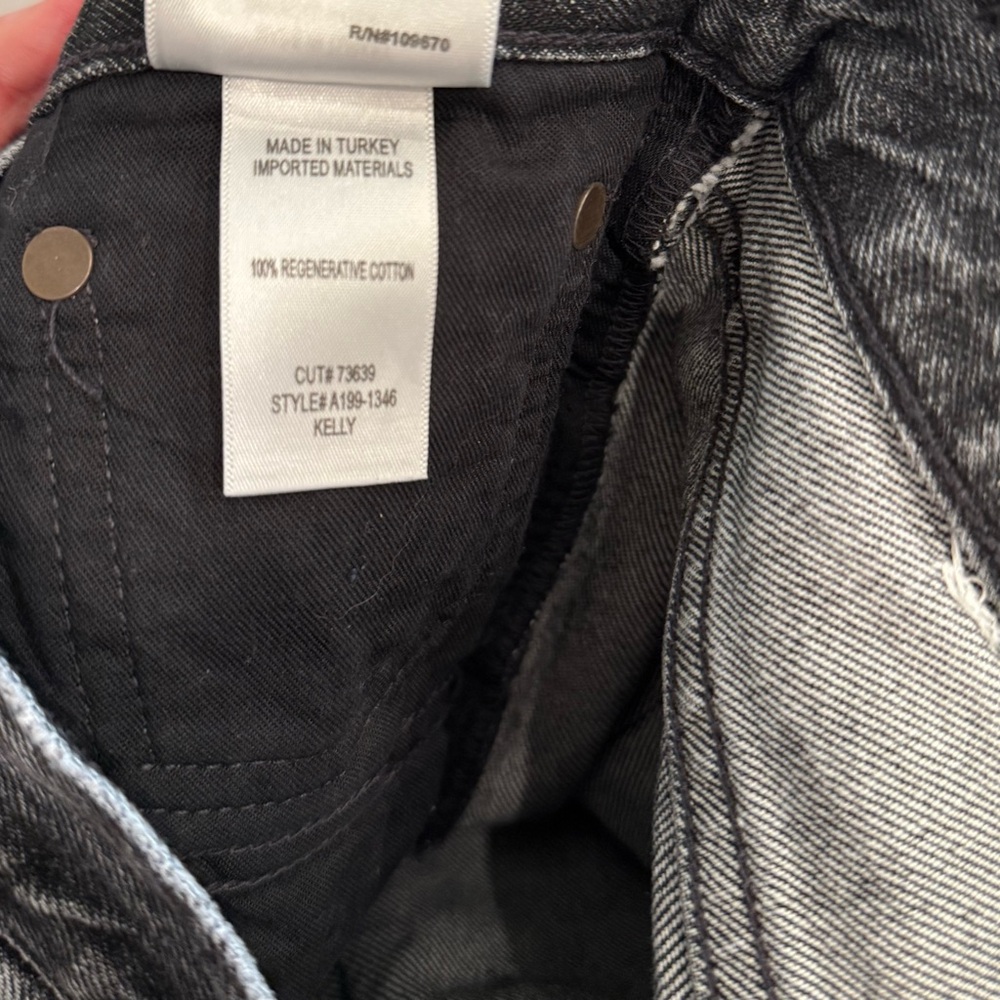 AGOLDE Kelly mid-rise straight-leg organic jeans size 25 - Picture 6 of 6